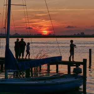 Sonnenuntergang Holland